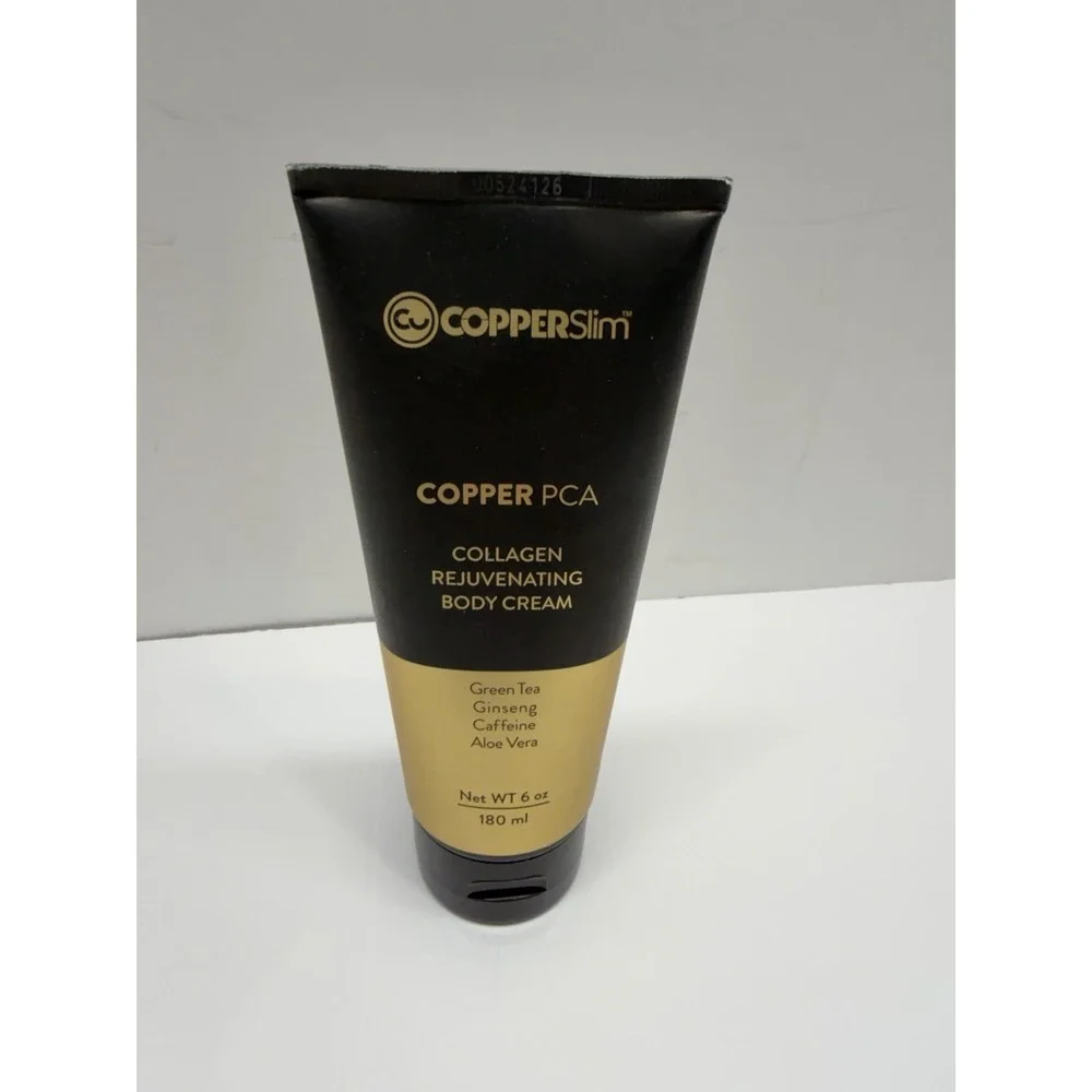 Copper Slim Copper‎ Cream Collagen Rejuvenating Body Cream 6 oz Green Tea Aloe